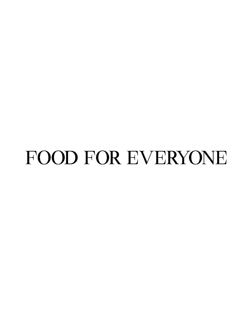 Food For Everyone